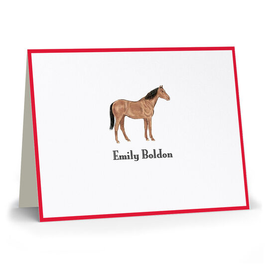 Horse Folded Note Cards